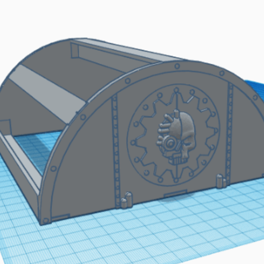 tunnel hangar de 40k jeu 40000 warhammer les hangars 3D print model - Mito3D