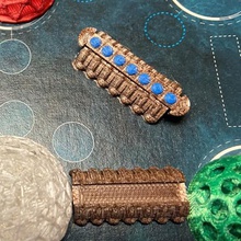 tunnels underwater cities board game games boardgame components boardgames 3d print model - Mito3D