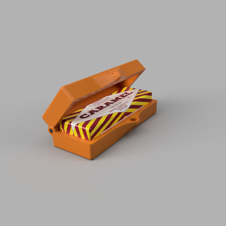 tunnock's caramel cage Home case tunnocks lock bar food safe sport adventure lifestyle outdoors office lunch snack chocolate best candy scottish lunchbox 3d print model - Mito3D