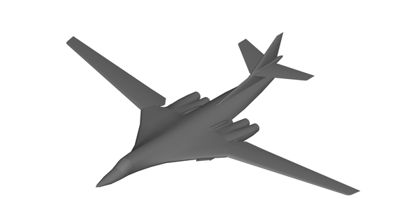tupolev tu-160 Game - airplane fighter helicopter airbus aircraft boeing jet -uav rc drone plane superjet fly rcplane 3d print model - Mito3D