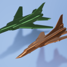tupolev tu-22m backfire juego rusia vvs bombardero ser contraproducente modelo la aeronave 3d print model - Mito3D