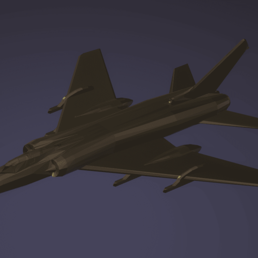 tupolev tu128 game vehicles wargaming vvs interceptor fighter jet cold war aircraft 3D print model - Mito3D