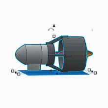 turbina tipo tobera meccanica 3d print model - Mito3D