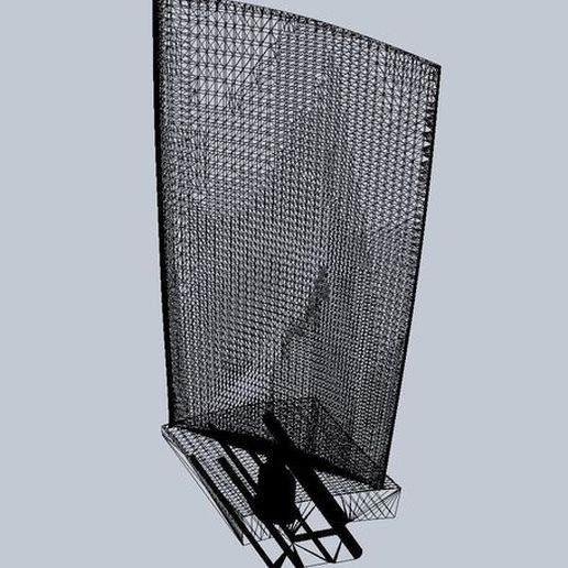 turbine lame bureau modèle art 3d printing lampe avion jet engine blade rotor compresseur 3D print model - Mito3D