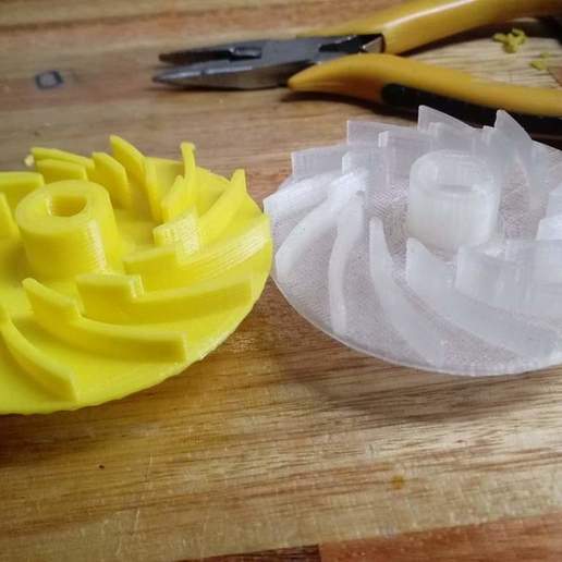 turbine gear smart tek kitchen assist home mixer blender fan 3D print model - Mito3D