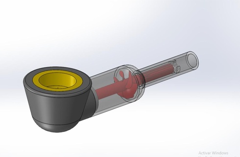 Turbine Rohr Gadget 420 Design Klingen drucken Marihuana Tabak 3d print model - Mito3D