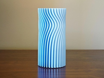 turbine vase no2 decor 3d print model - Mito3D