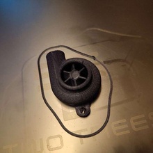 turbo porteclefs clé bague 3d print model - Mito3D