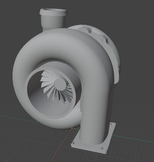 turbo charger car auto motor boost 3d print model - Mito3D