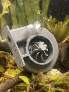 turbo poisson réservoir décoration 3d print model - Mito3D