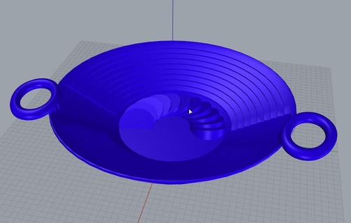 turbo ouro panela remixar panning 3d print model - Mito3D