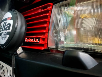 turbo Insignia frente plato fíat monograma sigle logo panda saxo 106 peugeot citroen coche vehiculo jdm 3d print model - Mito3D