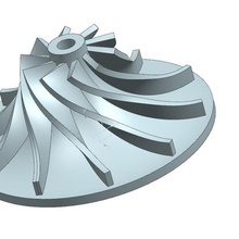 turbo hélice ferramenta bomba rotor ventilador carregador Impressão 3d modelo siemens nx 3d print model - Mito3D