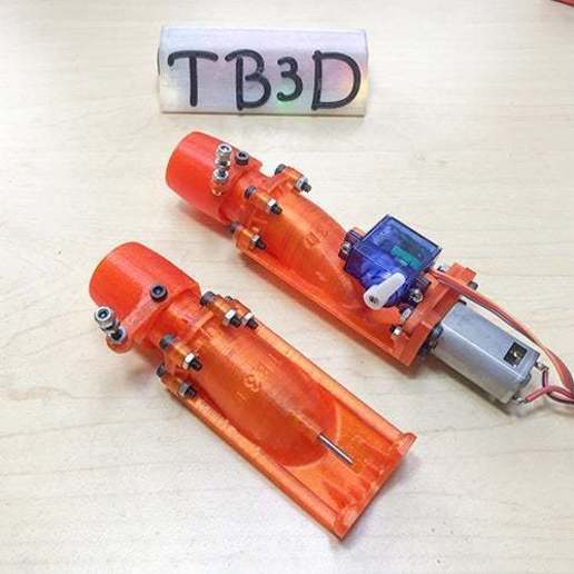 turbo jet motor 180 mini tool boat boats water 550 775 rc ship tb3d turbo180 turbofan turbojet 3d printing 3D print model - Mito3D