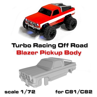 turbo racing road body - blazer pickup turboracing offroad rccar bodywork 172 modelcar 3d print model - Mito3D