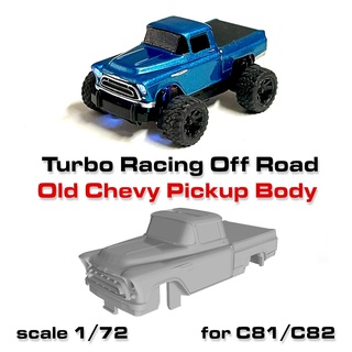 turbo racing road body - old pickup turboracing offroad rccar bodywork 172 modelcar 3d print model - Mito3D