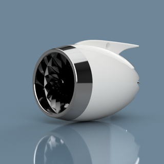 turbofan portachiavi boeing airbus motore aereo aviazione fan 3d print model - Mito3D