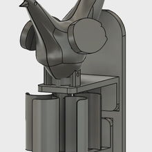 turbopoule artilugio turbo viento turbina pollo 3d print model - Mito3D