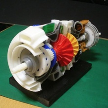 motore a turboelica parti modificate strumento 3d print model - Mito3D