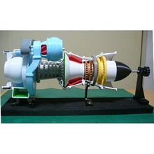 motore turboalbero libero tipo di turbina aspirazione particelle separatore ips strumento soffiatore l'elicottero particella girante ft libero-turbina un jet 3d print model - Mito3D