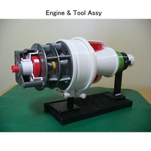 turboshaft engine radial turbine tool jet compressor reduction gear vacuum cleaner 3d print model - Mito3D