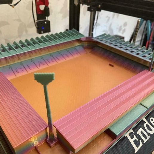 território atracar estádio escala arquitetura Burnley claretes fc estadio fantasia futebol modelo 3D print model - Mito3D