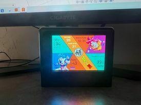 turing smart screen support temperature pc computer 3d print model - Mito3D