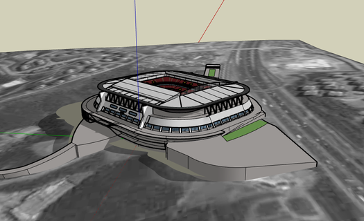 turco telecomunicaciones estadio utilizar 2023 fútbol nfl nba mlb nhl pavo Galatasaray 3d print model - Mito3D