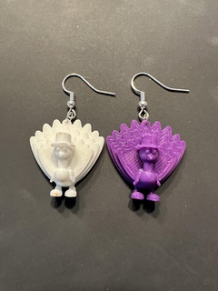 turkey earrings  3d print model - Mito3D
