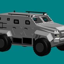 turkish armored car ejder 3d print model - Mito3D