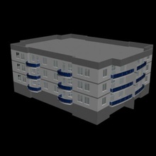 bagno turco tipo di build architettura edificio casa 3d print model - Mito3D