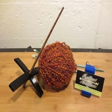 turc laissez tomber broche filage enroulement fil outil crochet tricot couture arbre tisser main outils 3d print model - Mito3D