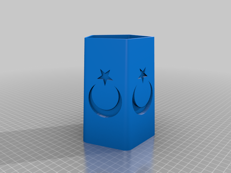 turco florero Arábica islam islámico musulmán Ramadán bandera turkiye retorcido floreros vaso Arte 3D print model - Mito3D