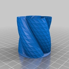 turn customized spirograph vase 3d print model - Mito3D