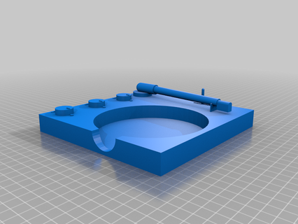 giro mesa portavasos soporte 3d impresión 3d print model - Mito3D