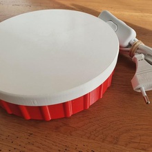 turntable home plateau turning 3d print model - Mito3D