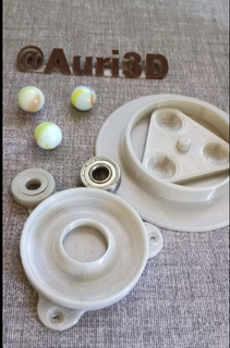 placa giratoria canicas herramientas diseñando impresión Arte juguete 3d print model - Mito3D