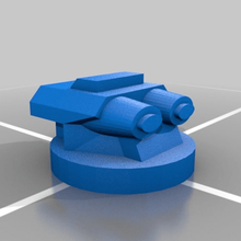 turret game vehicles weapon spaceship 3d print model - Mito3D