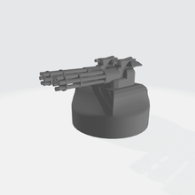 turret weapon canon military minigun sulphate toy play diorama armament ammunition 40k gun pistoler 3d print model - Mito3D