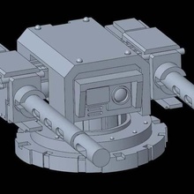 torretta impulsore giocattolo 3d print model - Mito3D