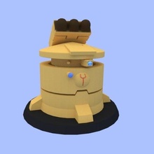 torre foguetes jogos 3d print model - Mito3D