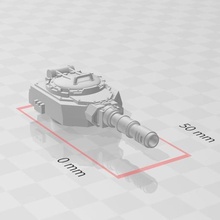bulldog apc türevleri taret oyun 3d print model - Mito3D