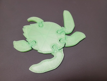 Tortuga rompecabezas juguete juego niño niñito 3d print model - Mito3D