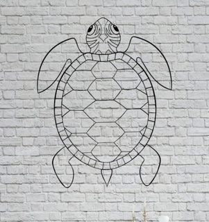 tartaruga arte decorazione casa 3d print model - Mito3D