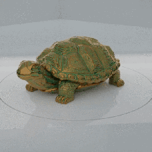 kaplumbağa sanat testoasa broasca bahçe 3d print model - Mito3D