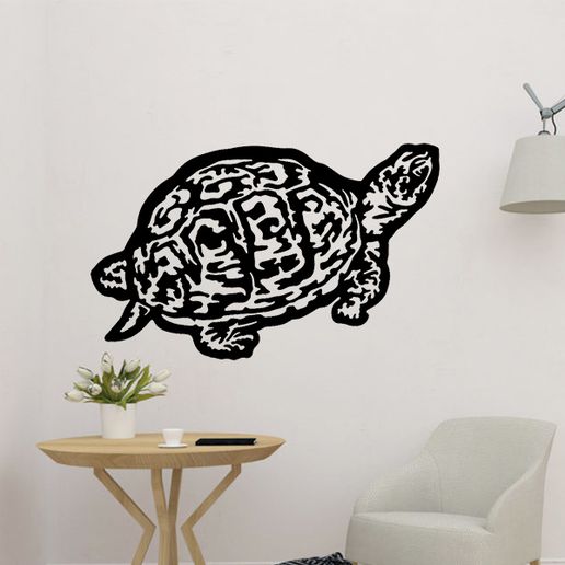 turtle 2d decor art wall 