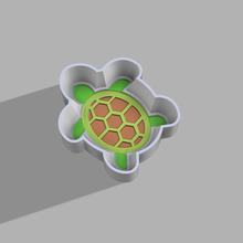 tartaruga bagno bomba muffa 3d print model - Mito3D