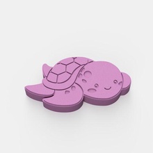 turtle bath bomb mould mold solid shampoo 3d print model - Mito3D