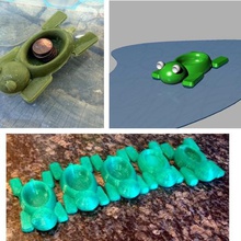 turtle boat various tvy stem steam science makeitfloat engineering elementary school 3d print model - Mito3D