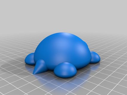 tortue bobber 3d impression 3d print model - Mito3D